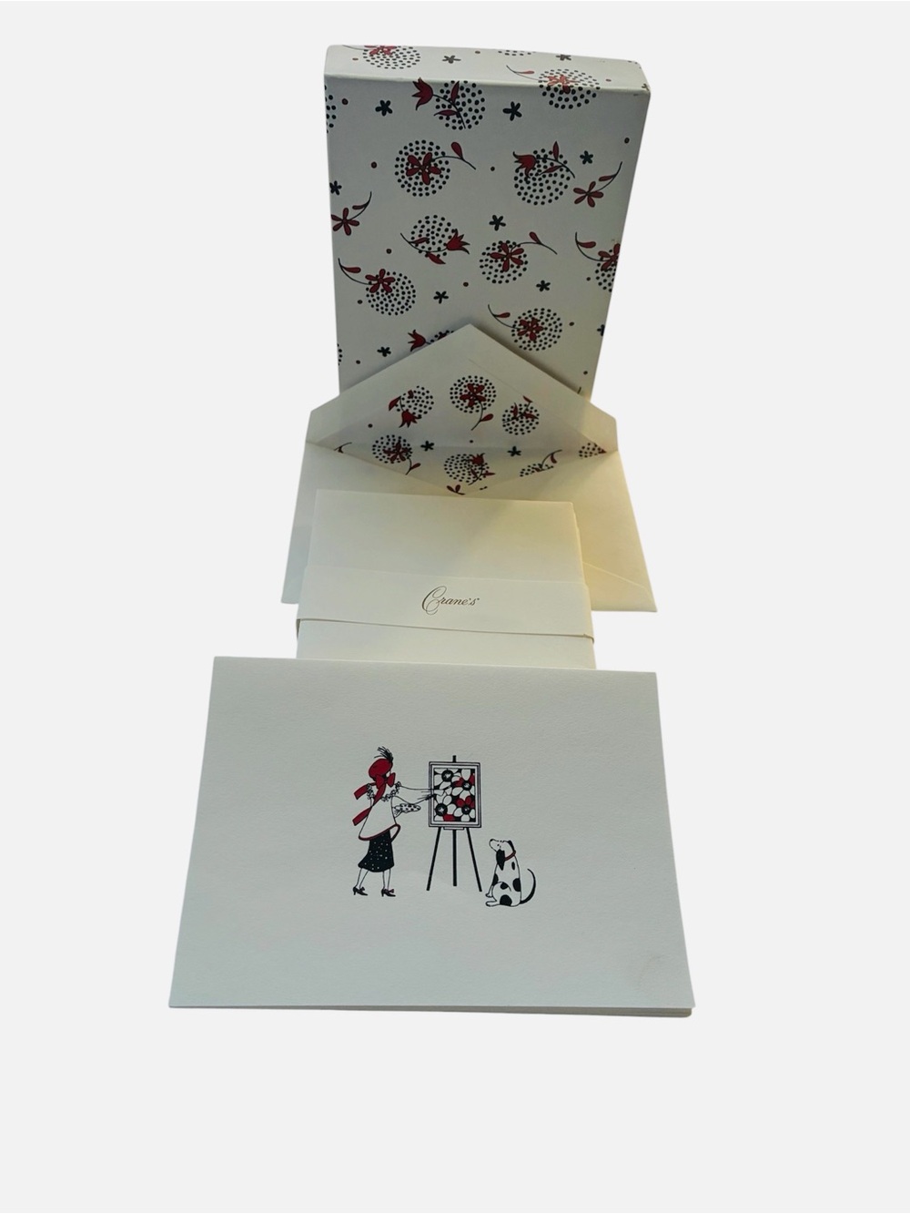 Crane Illustrated Lydia For Crane Note Cards Open Box